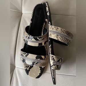 Rabeca Mikoff Snakeskin Patterned Women's Sandals